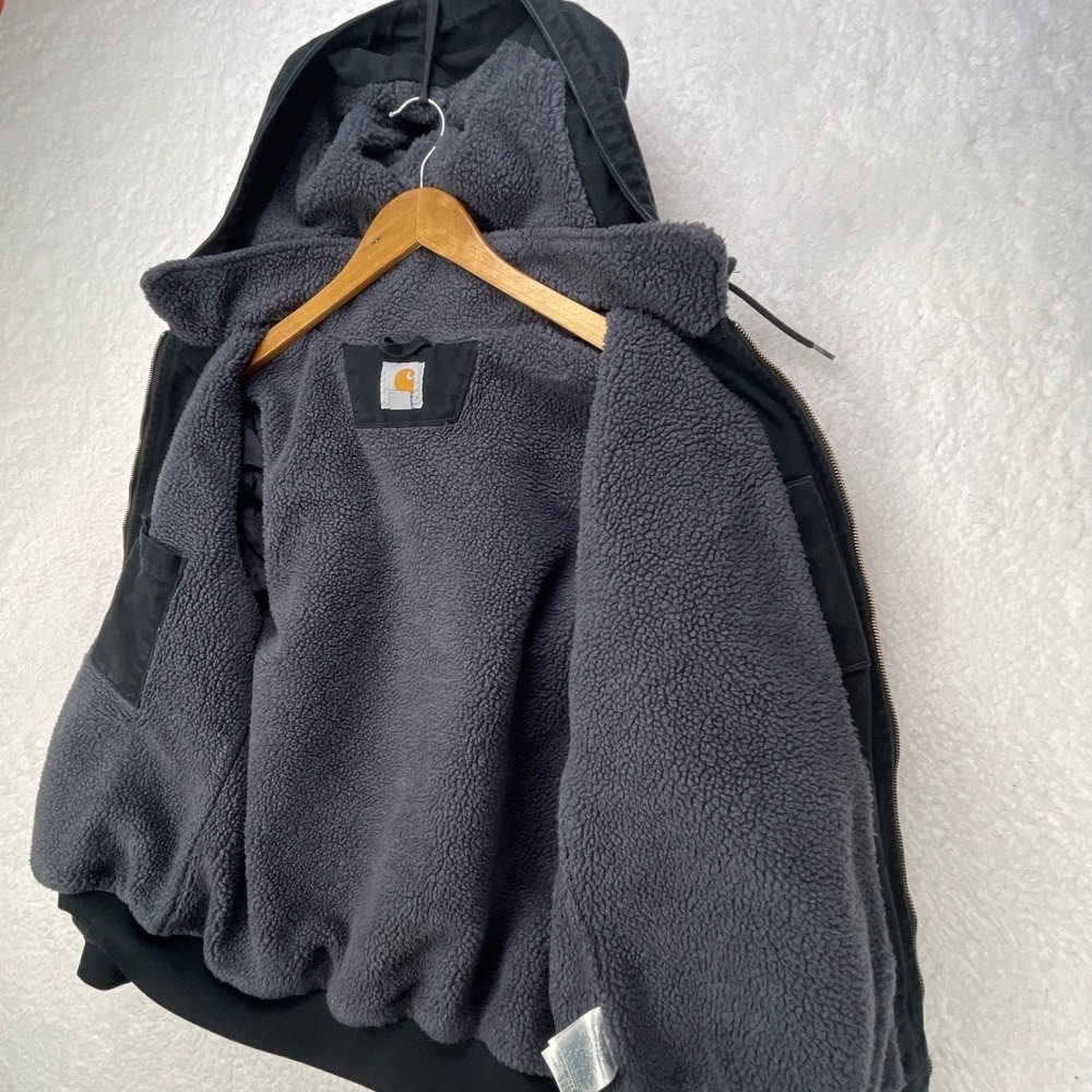 Carhartt Wildwood Jacket Sherpa Lined Womens‎ XL Extra Large 100815-001 Black - Picture 15 of 16